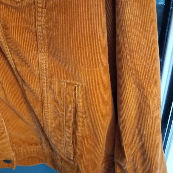 Old Navy -Corduroy Trucker Jacket- Women's- SZ XXL Tall- Colour Rust - Picture 7 of 8